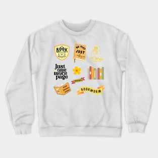 Yellow Bookish Pack Crewneck Sweatshirt